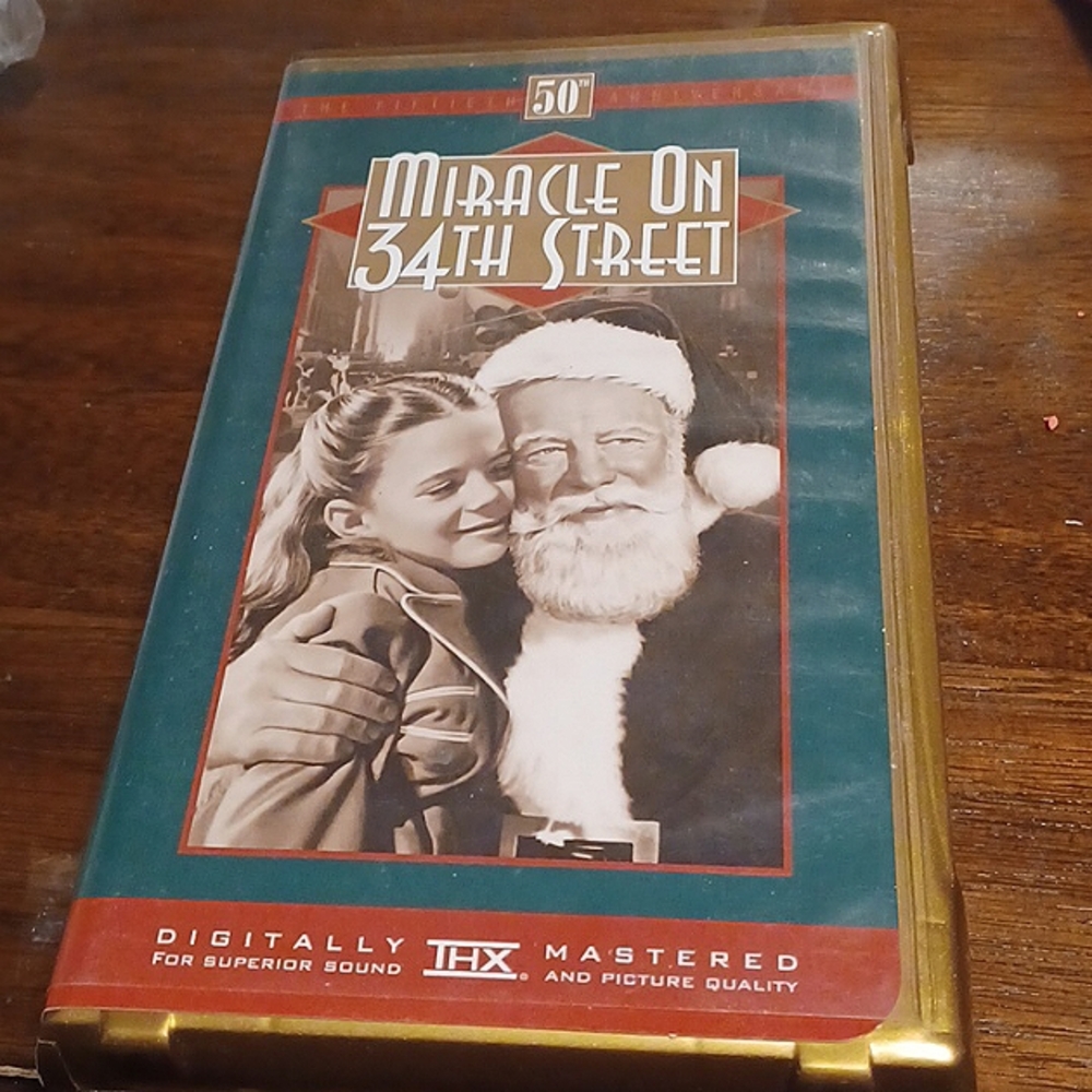 Miracle on 34th st. VHS movie